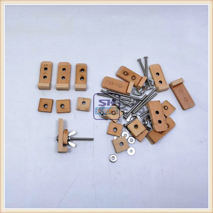 Hull planking clamps for model ship planking clamps, pear wood, , 10 pieces/box