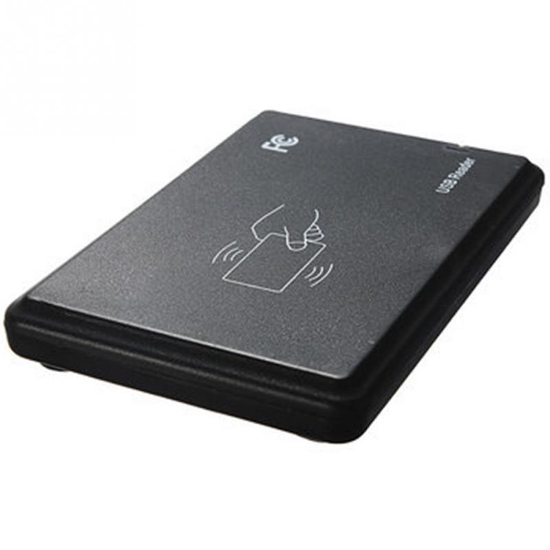 Attendance access control card reader Black USB RFID Contactless Sensor Smart ID EM4001 125KHz Card Reader TK4100 #825
