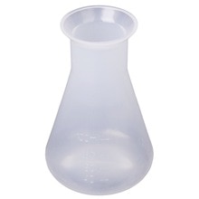 Erschwinglichen erlenmeyerkolben für Chemie Labor Kunststoff transparent - 100ml.