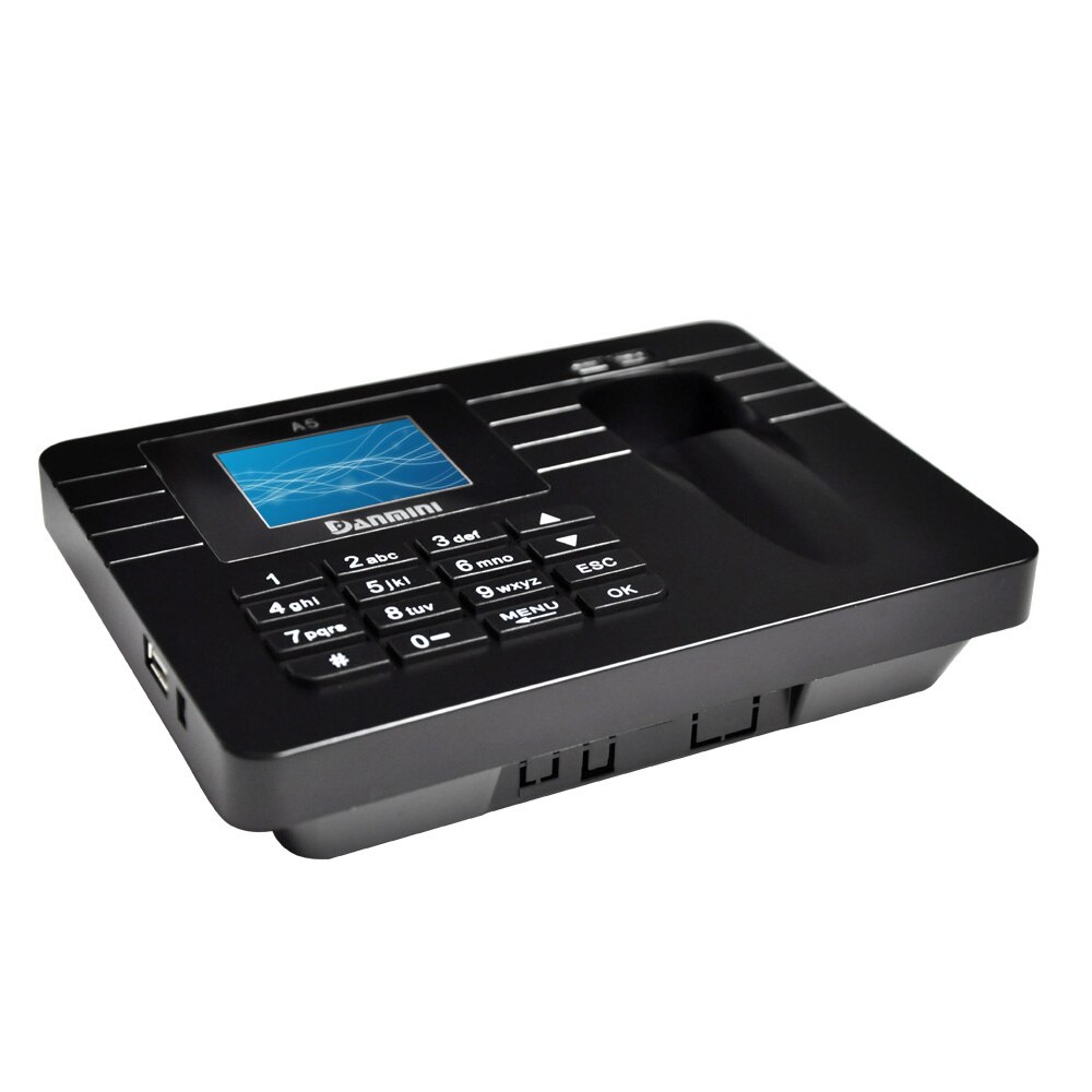 DC 5V/1A USB Biometric Fingerprint Attendance Machine DC 5V/1A Time Recorder Employee Checking-in Reader