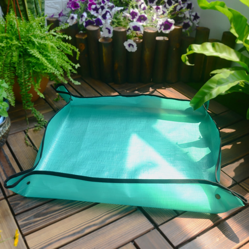 Garden Plant Mat Operation Pad Green Plant Balcony PE Gardening Mat Home Super Light Reusable Planting Waterproof Flower Mat
