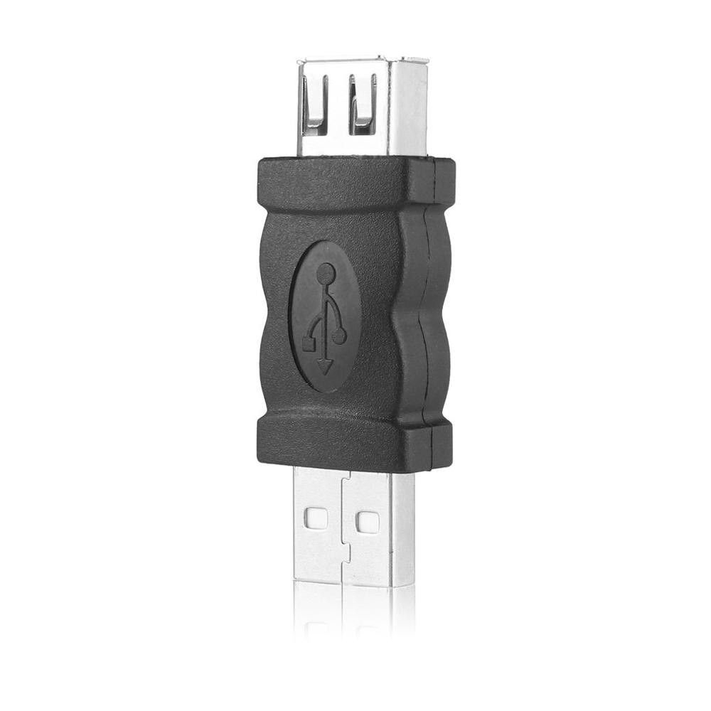 USB 2.0 A Male to Firewire IEEE 1394 6P Female Adaptor Converter Connector F/M 1394 6 Pin Female to USB 2.0 Male Adaptor