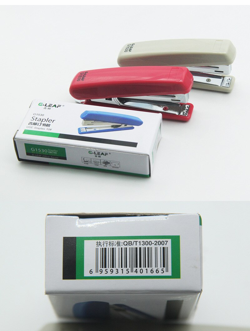 Metal stapler Durable paper bind machine School&office supplies 1000 PCS/Box staples (1cm size)