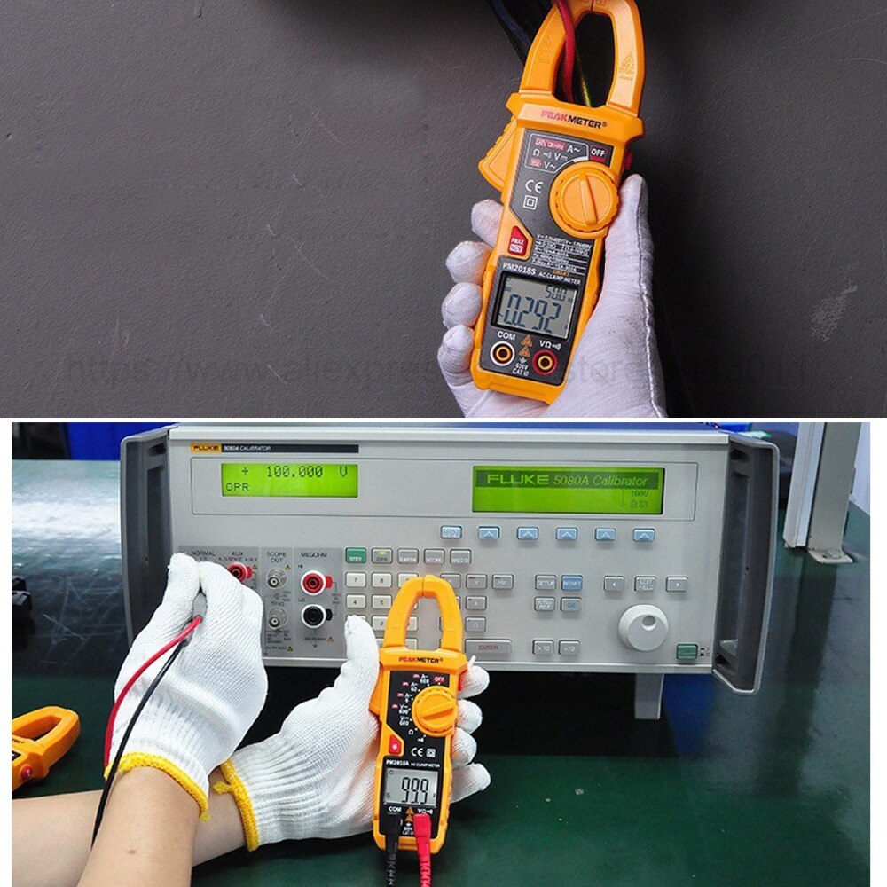 Handheld Smart DC/AC Digital Clamp Meter Multimeter 6000 count Anti-burn High Precision Ammeter Measurement Tester