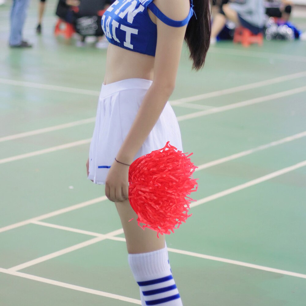 Pom-pom girls avec poignée, kit de cheerleading brillant, pompons, balles de cheerleading pour événements, compétitions, performances