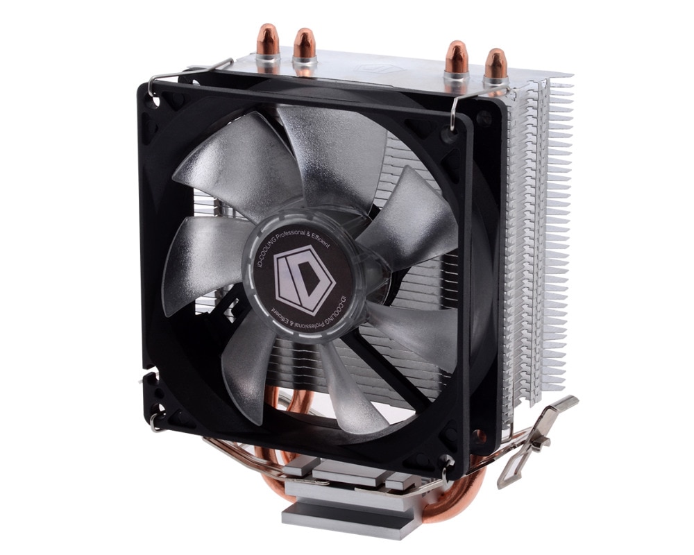 ID-COOLING SE-902X PWM CPU Koeler, hoge Koelprestaties met 2 Direct Touch Heatpipe, 92mm Fan, blauwe LED, voor intel & amd