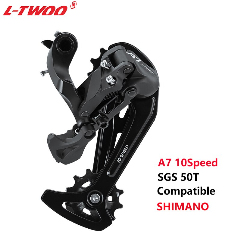 LTWOO – dérailleur arrière pour vélo de montagne A5 A7 9/10 vitesses 50T ultegra, pour Cage de jambe SGS 9/10V, pour Shimano SRAM