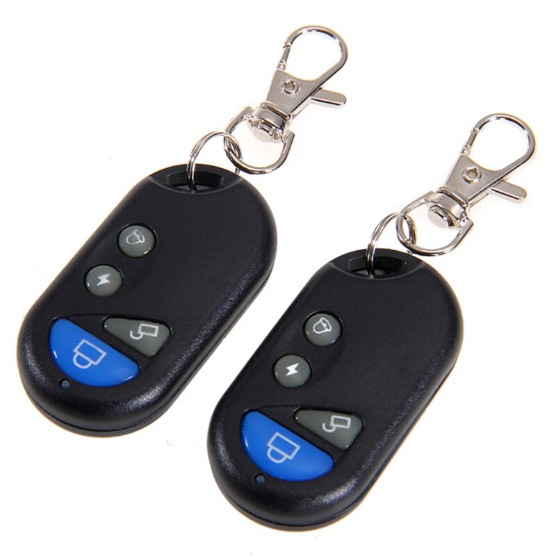 DC 12V Motorcycle Alarm Dual Remote Controls 1 Way Alarms Engine Start/Stop Anti-theft Protection System Keyless Siren for Motor