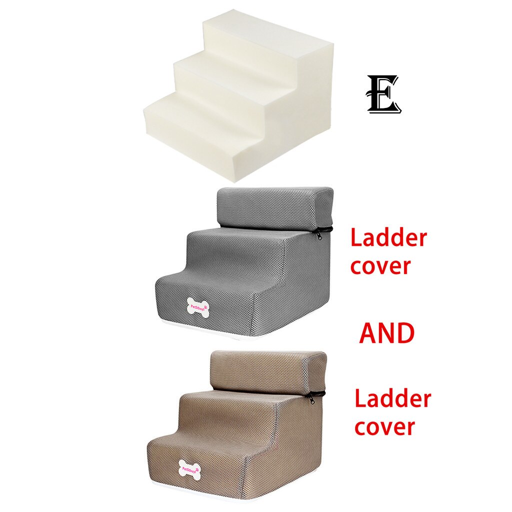 Malla antideslizante para mascotas, cubierta de escalera y escaleras de 3 escalones, combinación de Puerta de Perro, para el hogar,: E