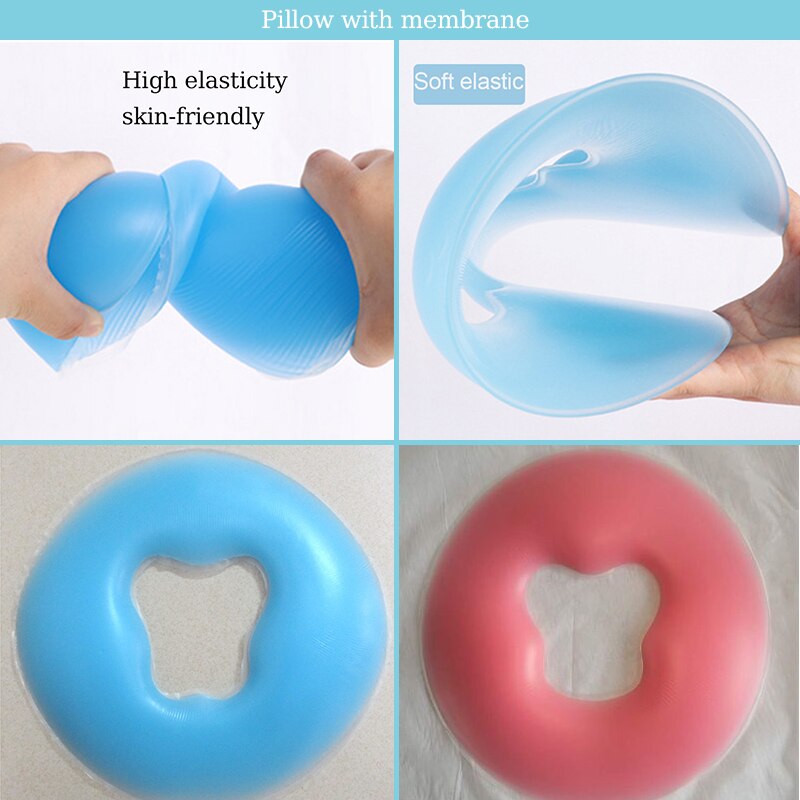 Non-Marking Non-Slip Face Pad Soft Spa Massage Silicone Face Relax Cradle Cushion Bolsters Pillow Pad Beauty Care Pillow