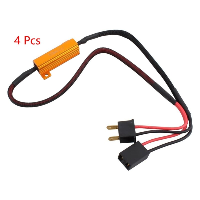 4 Pcs H7 LED Last Widerstände LED Scheinwerfer Birne 6 Ohm Widerstand Auto LED Decoder