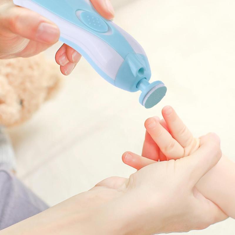 Pasgeboren Baby Elektrische Nagelknipper Cutter Kit Bespaar Tijd En Energie Voor Gemak Baby Veilig Manicure Care Trimmer