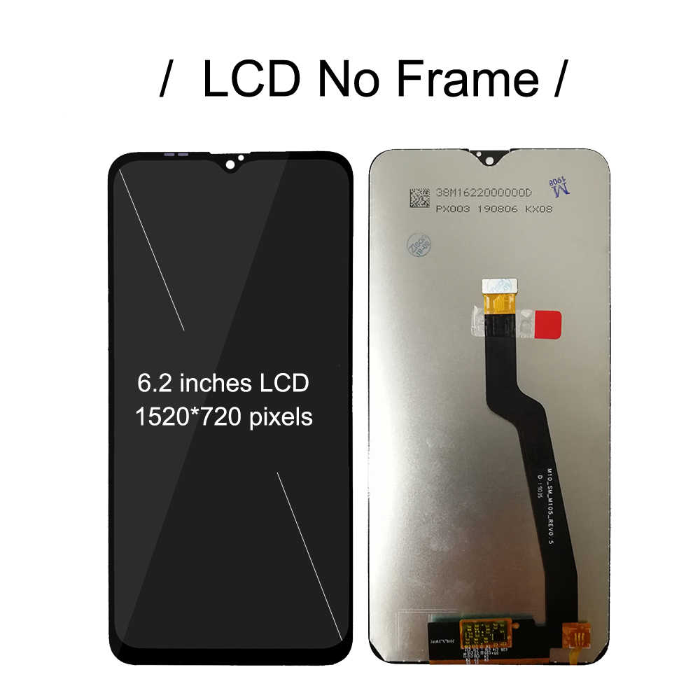 LCD + Telaio per Il SAMSUNG galassia A10 2019 Schermo SM-A105F/DS A105FN A105G A105M A105 LCD Dello Schermo di Tocco del Sensore digitizer assemblaggio