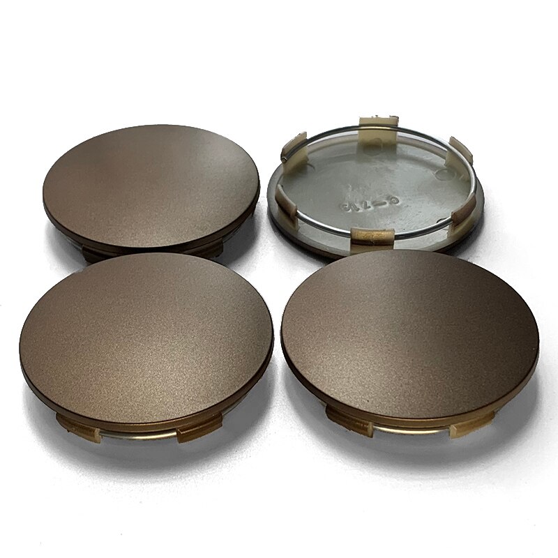 4 Uds bronce 65mm tapa central de rueda de coche para Rays Volk Racing TE37 CE28 RE30 CE28n ZE40 deporte llanta, cubo tapa