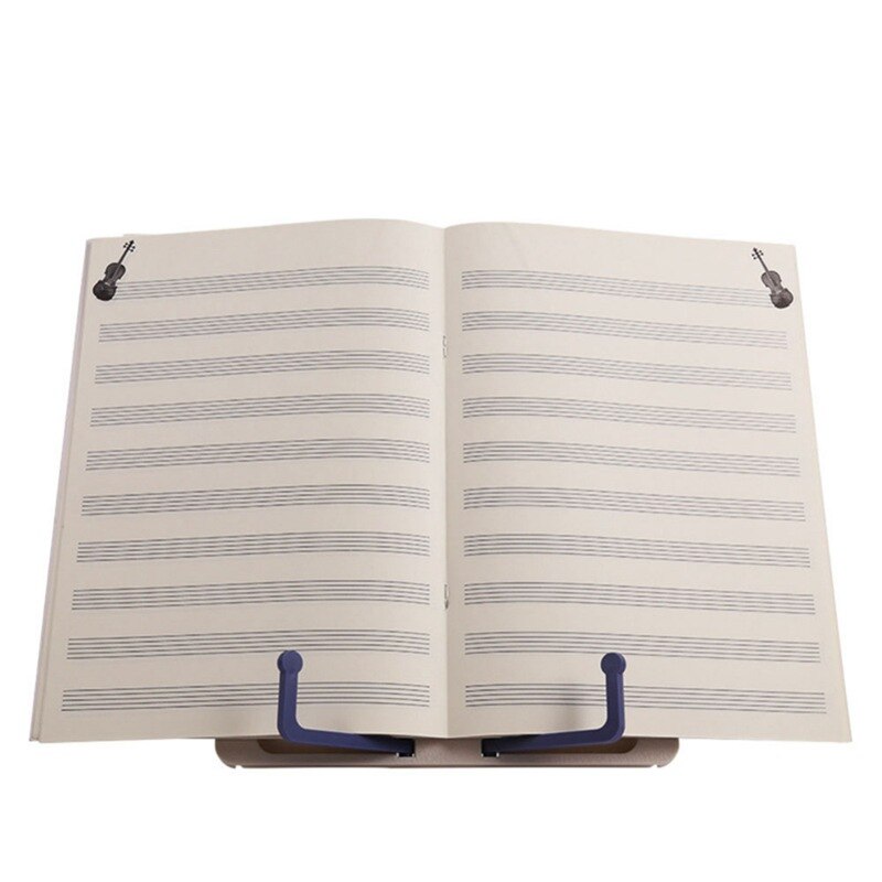 Foldbar bordplade musikholder abs noder til musik klaver violin universal musikinstrument