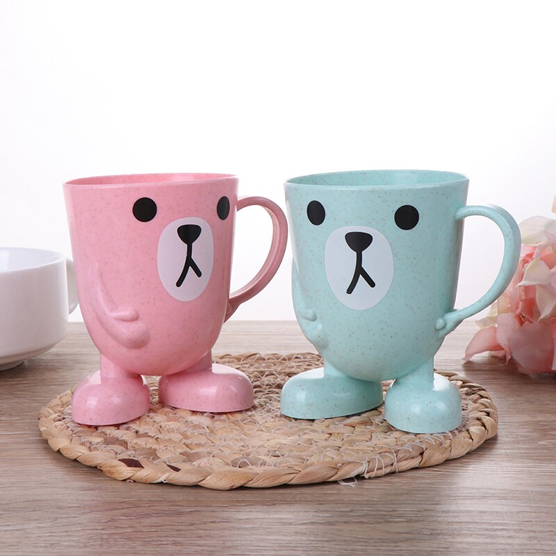 Baby cute cup drinking water brush teeth washing cup children infant milk cup