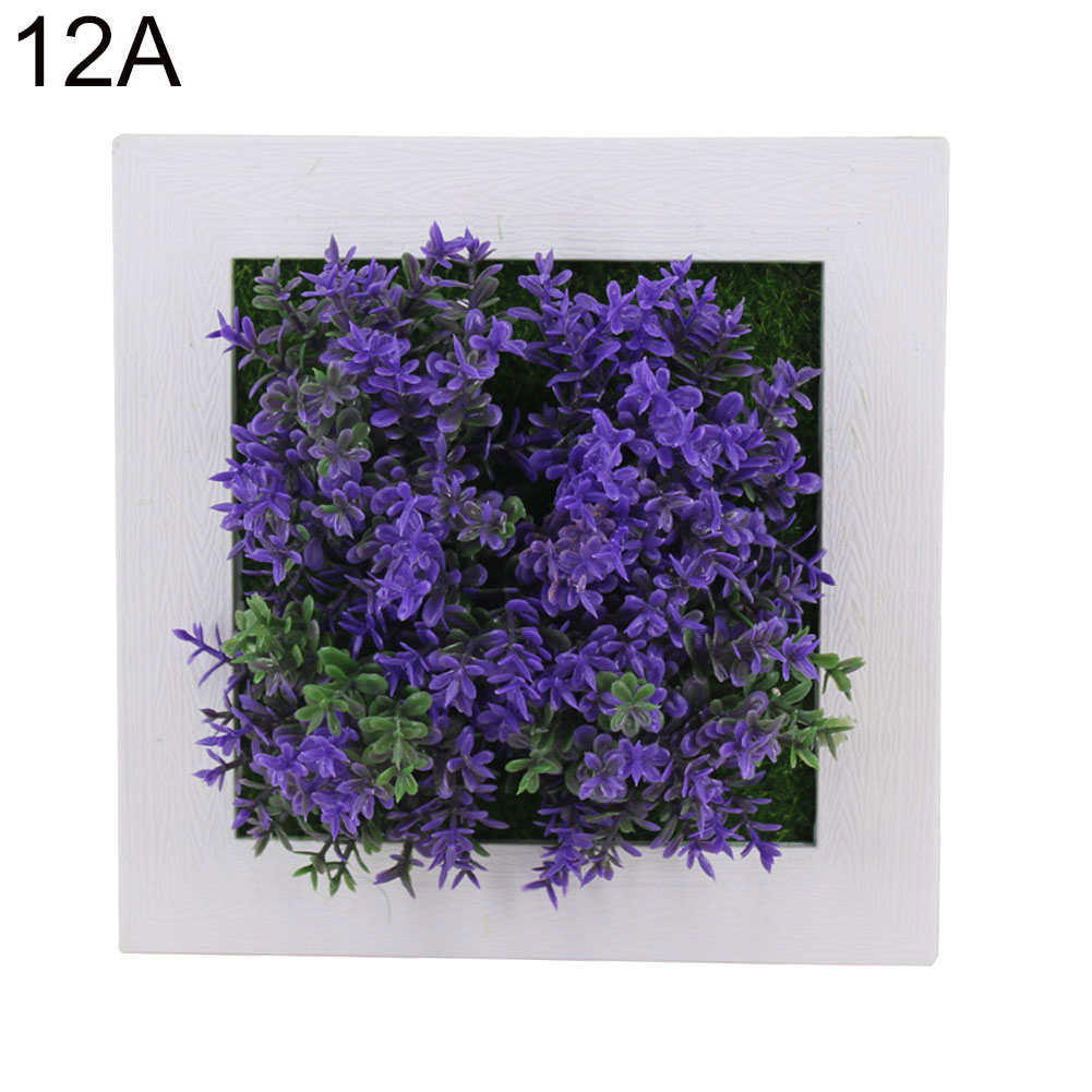 Removable Artificial Flower Plant Frame DIY Wall Decor Frames 3D Wall Sticker Frame Room Home Decoration Wedding Decoration: 12A