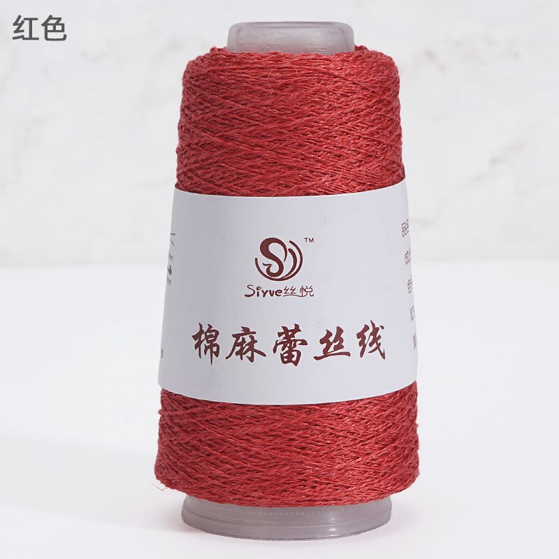 Il filato di lino mercerizzato da 50g è tessuto a mano: 31