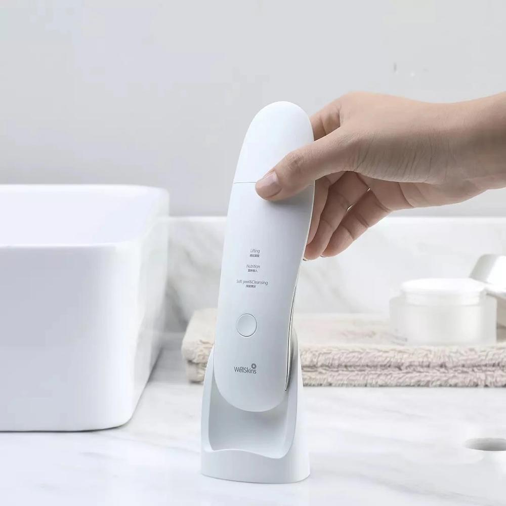 Xiaomi Youpin Ultrasonic Facial Skin Scrubber Deep Face Cleaning Peeling Skin Care Device Smart home Chip Beauty Instrument
