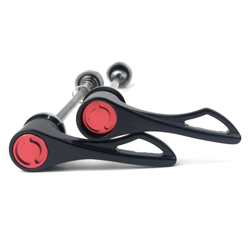 1 paar Titan Achse Rennrad Schnellspanner Vorne QR100mm Hinten QR130mm Spieß Für Road Fahrrad Hub 95,5g Vorne und Hinten QR15