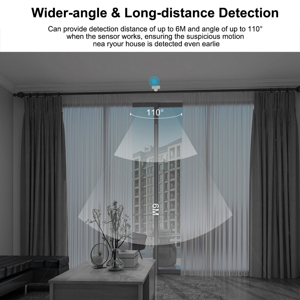 SONOFF SNZB-03 ZigBee Motion Sensor Detect Motion Trigger Alarm Alert Notifaication Works with SONOFF ZigBee Bridge eWeLink APP