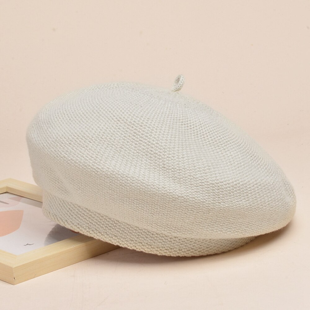 Women’s Denim Beret – Blue Jean French Painter Hat, Casual & Stylish Summer Fashion Accessory