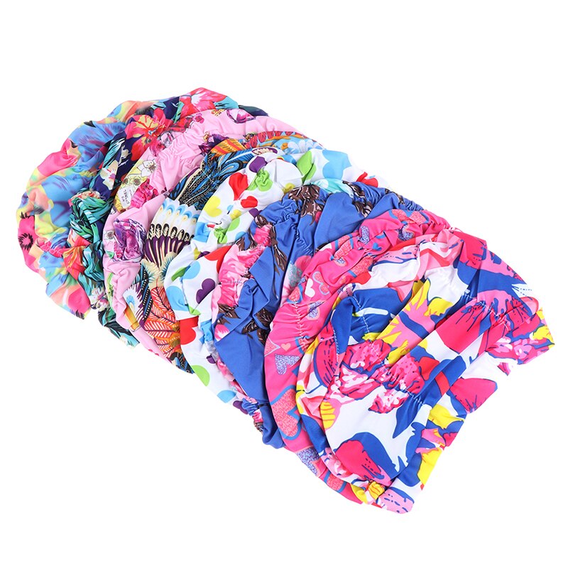 Lang Haar Badmuts Sport Swim Elastische Hoed Mannen Vrouwen Zwemt Nylon Tulband Caps