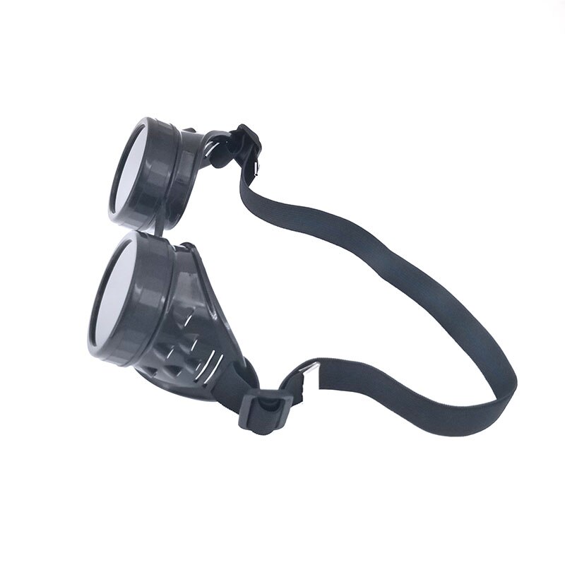 Tungmetall steampunk motorcykelglasögon gotisk stil drivglasögon skyddsglasögon för cosplay halloween dekorationer