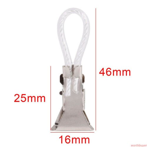 Aa 5 stuks metalen theedoekhangklemmen 2 x 2.5 x 1.5 cm metalen clip op haken lussen handdoekhangklemmen voor keuken badkamer strand