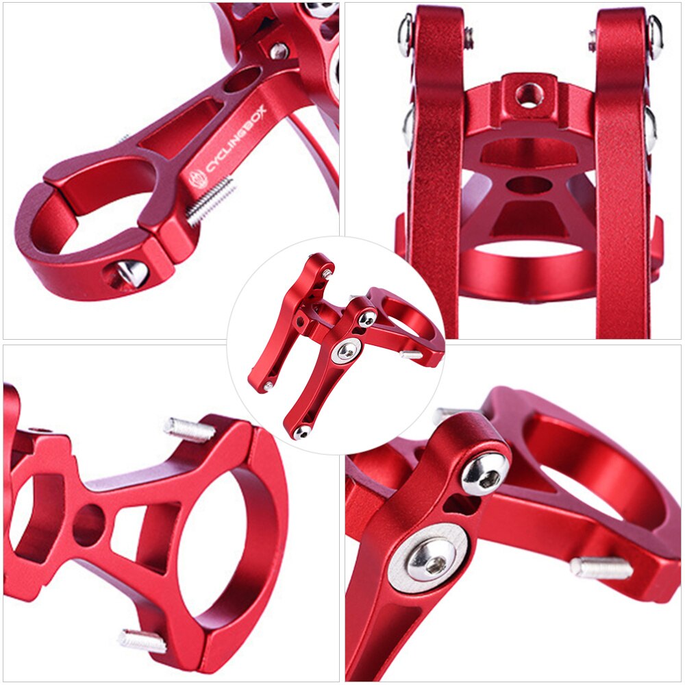 1PC Water Bottle Clamp Aluminum Alloy Durable Double Buckle Bottle Clip Bottle Support Kettle Clip Water Cup Clamp for Bike Bicy