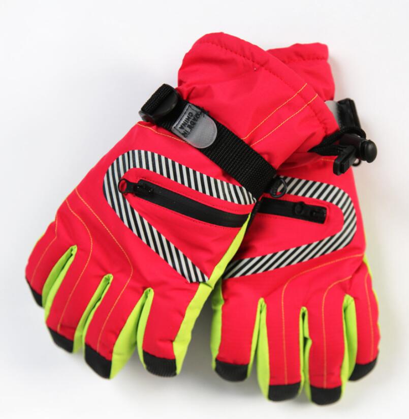 Guantes deportivos de invierno para niños, guantes para bebés, guantes para niños, guantes para esquiar al aire libre para niñas, 5-12 T, guantes resistentes al viento impermeables para niños