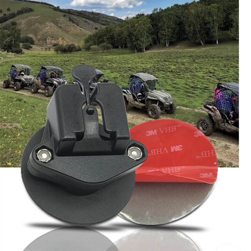 Hand Microfoon Haak Geschikt Voor Yaesu 1907R / 100DR / 7900R / 7800R / 400DR Fm Auto Platformsimple En te Gebruiken: 3M Flex AdhesiveBase