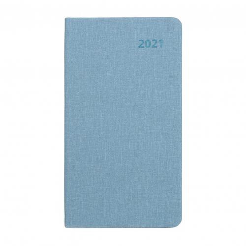 Faux Leather Thick Journal Notebook Daily Business Office Work College Diary: Light Blue