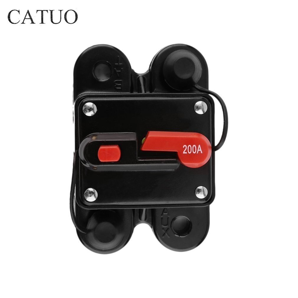 Optional Car Audio Inline Circuit Breaker Fuse 50A 60A 80A 100A 125A 150A 200A 250A for 12V Protection SKCB-01-100A .