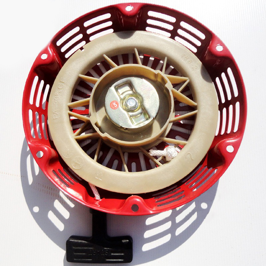 Universele benzinemotor 5kw-8/6.5 kw starttrekker pitch 20cm benzinegenerator accessoires 188f 192f 190f handtrekplaat