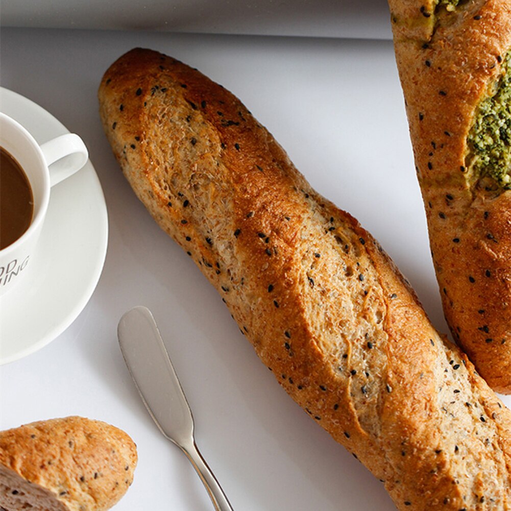 Cesta de mimbre fermentada en forma de Baguette, barra de pan de campo, cestas de mimbre a prueba de masa de pan francés con cubierta de tela