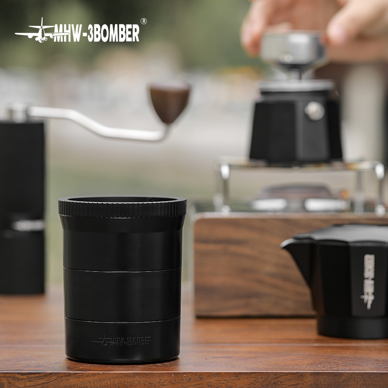 MHW-3BOMBER Cycloon Koffie Distributeur voor Moka Pot Breed aanpasbare Mokka Pot Distributeur Professionele Gereedschappen voor Thuis Barista's