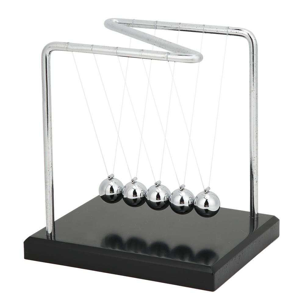 Newtons vugge balance stålkugler fysik videnskab pendul ornamenter balancebold fysik videnskab pendul: B