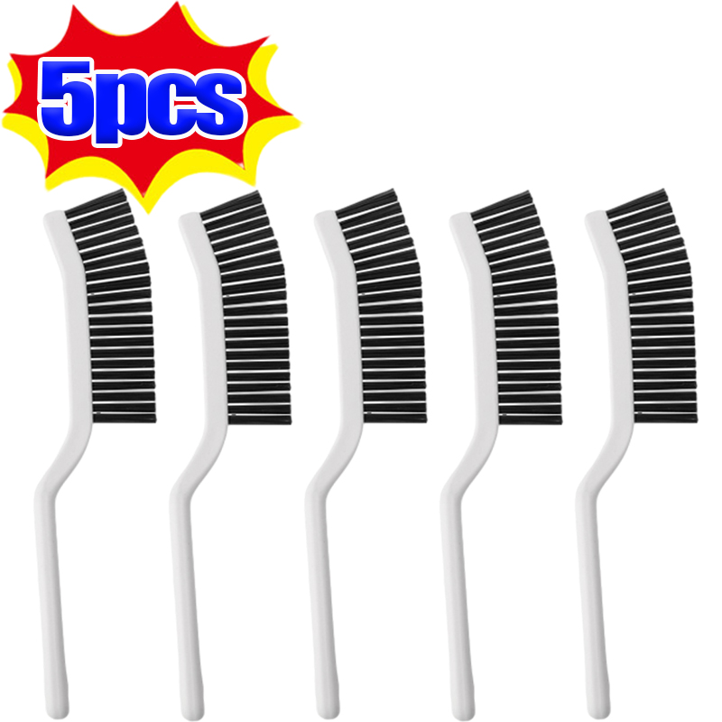 1/5 Stuks Duurzame Lange Spleet Reinigingsborstel Keuken Toilettegel Voegen Dode Hoek Harde Borstelborstelborstelborstels Voor Douche Vloerlijn