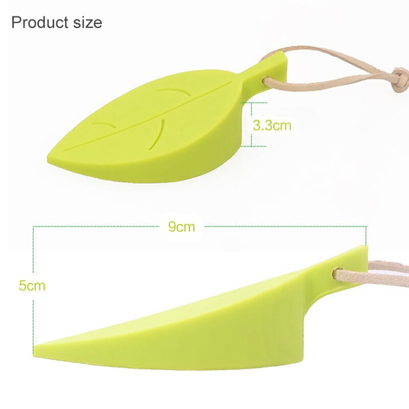 Silicone Door Stop Stopper Cartoon Leaf Shape Kids Safety Door Stopper For Children Home Decor Finger Safety Protection