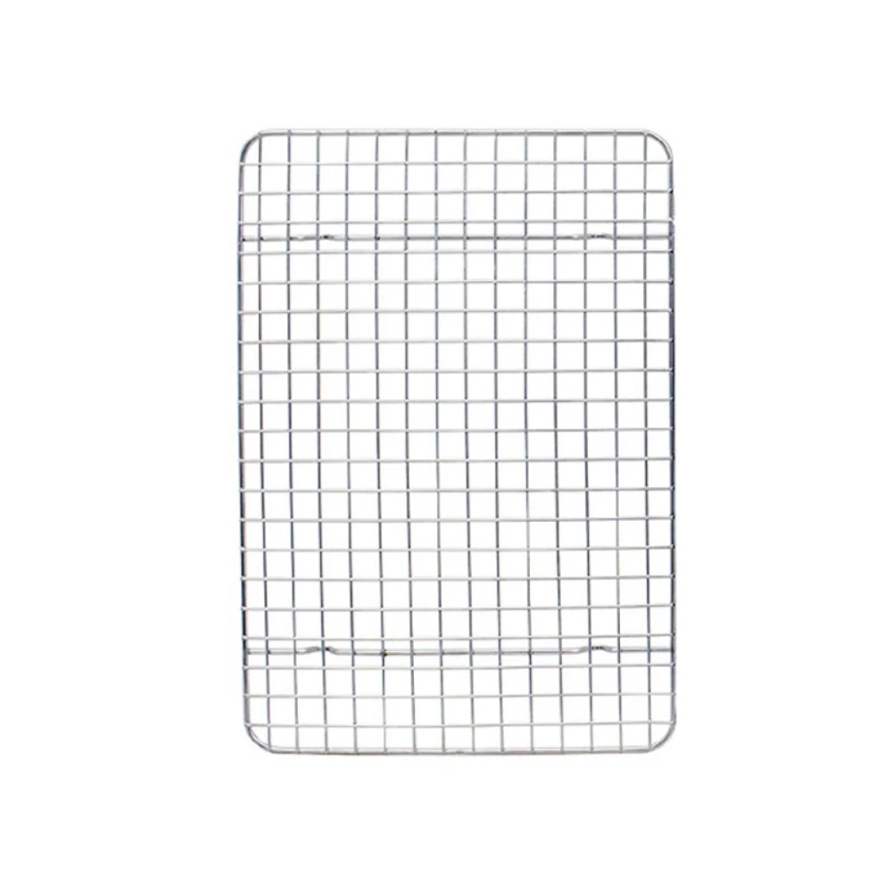 Kleine/Grote 3 Maten Metalen Bbq Grill Rack Draad Koelrek Koekjescake Brood Bakrek Voor Oven Roestvrijstalen Bakgereedschap: Chocolade