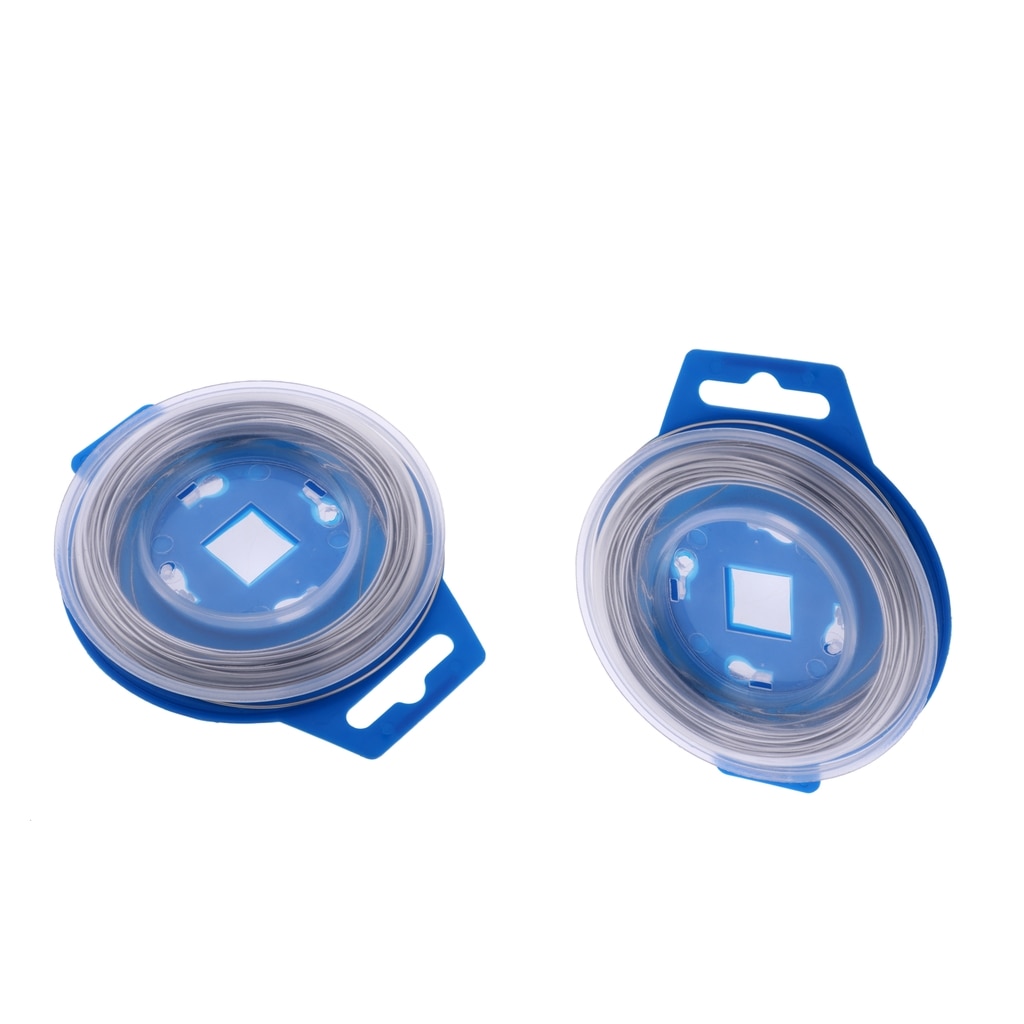 2x ruostumaton lanka kaapeli turvalukitus siderulla kela 0.8mm x 25 '