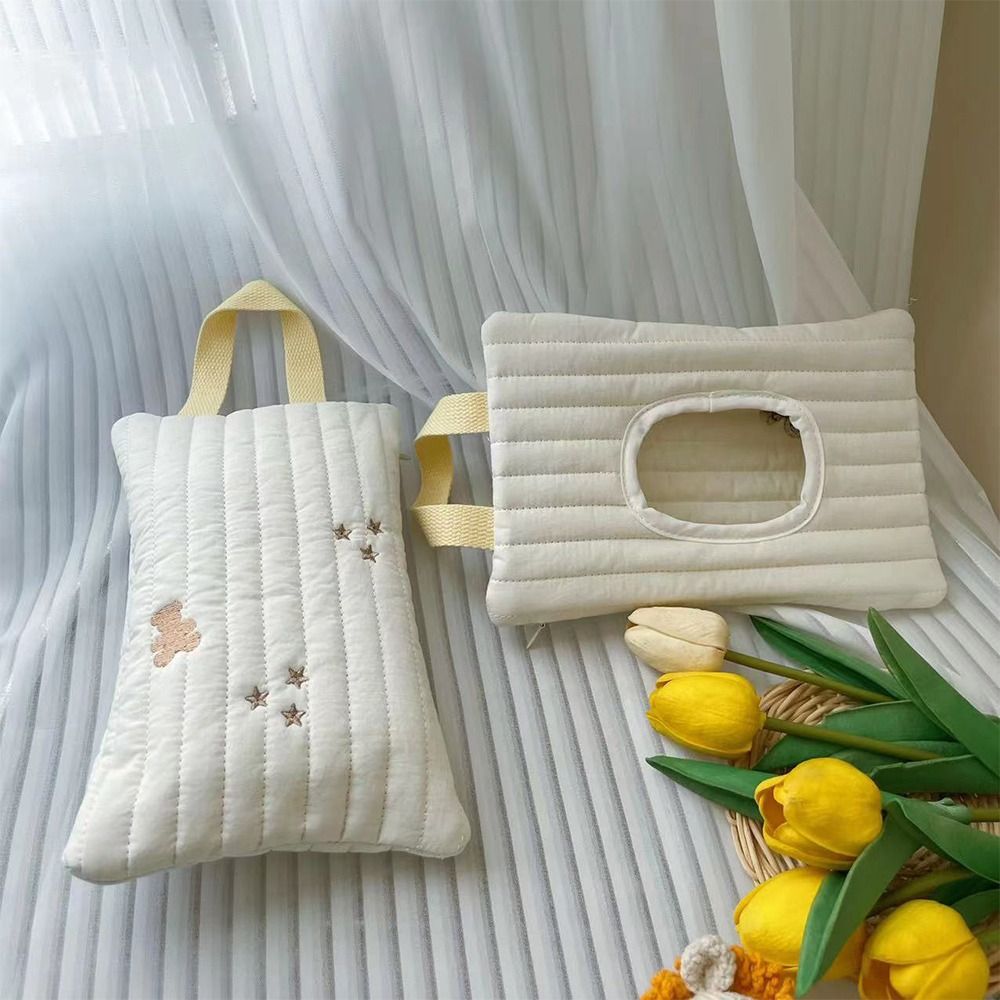 Babydoekjes Hoes - Flip Cover Tissue Box - Kinderwagen Hangtas - Katoenen Napkin Houder