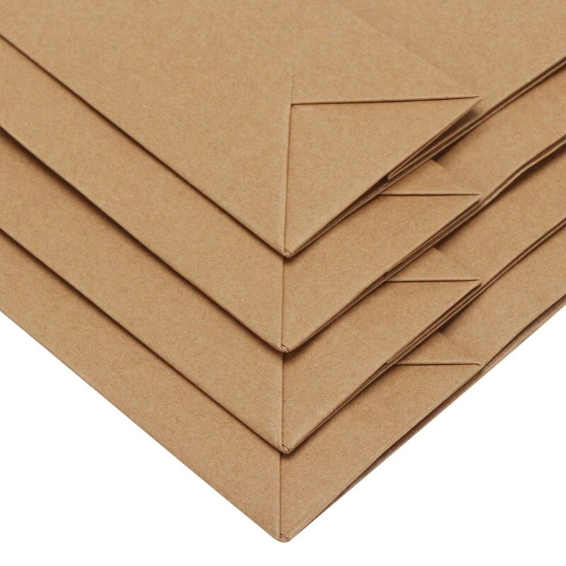 ! kraft papieren zakken , 8.3 inch  x 3.1 inch  x 10.6 inch 20 stuks bruine kraft papieren zakken met zachte stoffen handgrepen, bulk sh
