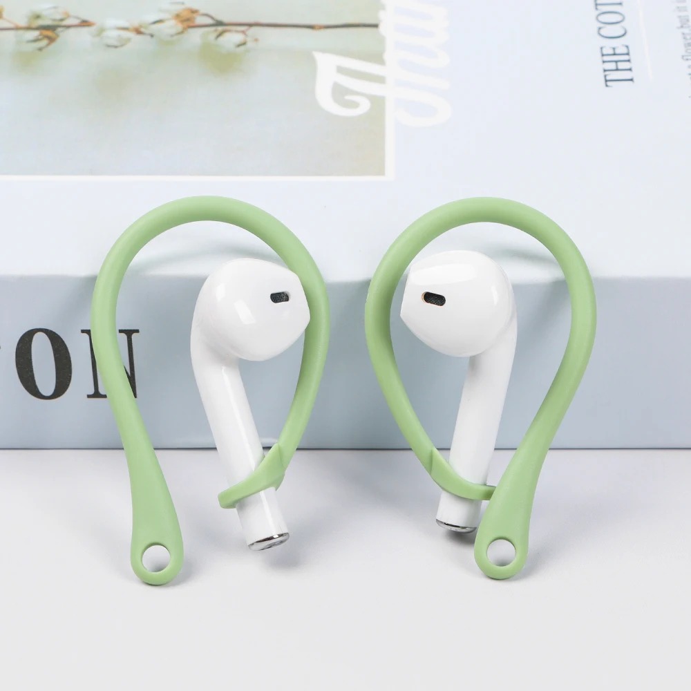 Almohadillas de silicona antipérdida para Apple AirPods 1, 2, 3 Pro, ganchos para las orejas, almohadillas para los oídos, accesorios inalámbricos con soporte para auriculares Bluetooth