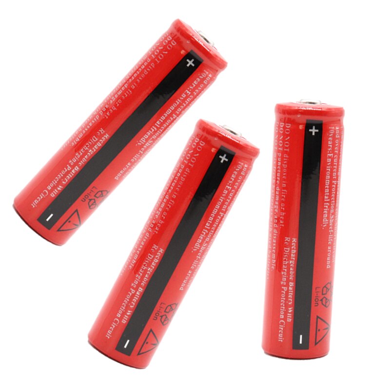 18650 Li-ion Oplaadbare 3.7 V Volt 4200mAh BRC 18650 Rechargeable Battery For Power Bank Torch Flashlight +