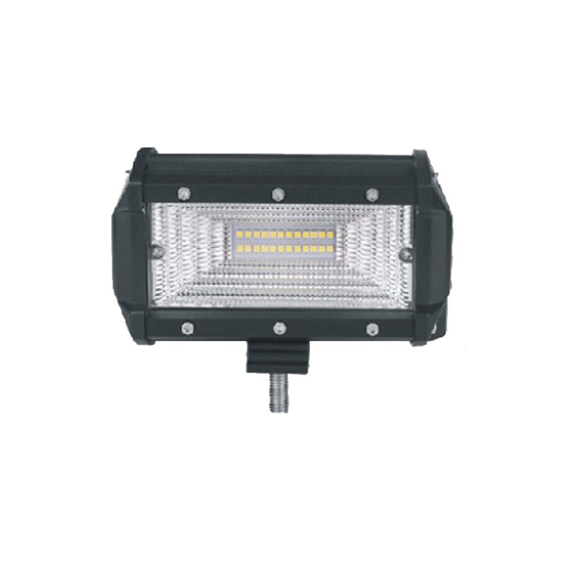 Mini bil led arbejdslys 126w firkantede led terrængående køretøj lastbil lygter spotlight led lys bar 6000k hvidt lys: 1 stk 72w
