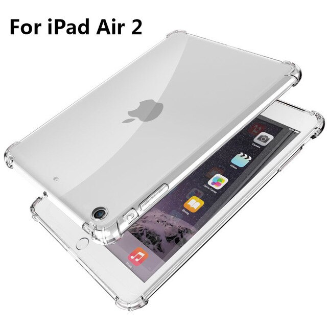 Coque transparente pour ipad mini 1 2 3 4 5 9.7 pouces air 1 2 3 4 pro 10.5 11 12.9 pouces, coque transparente pour ipad air 4 10.9: Air 2