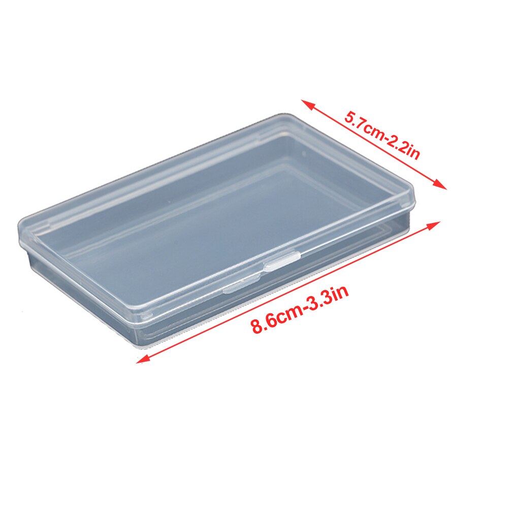 1PC Small Storage Bins Organizer Containers Transparent Classroom Organization Case DIY for Push Pins Thumbtacks for Wall Maps