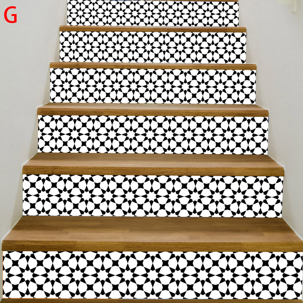 Stair Stickers Furniture Decoration Stair Stickers Christmas Stair Stickers Home decor sticker Stair Stickers: Red